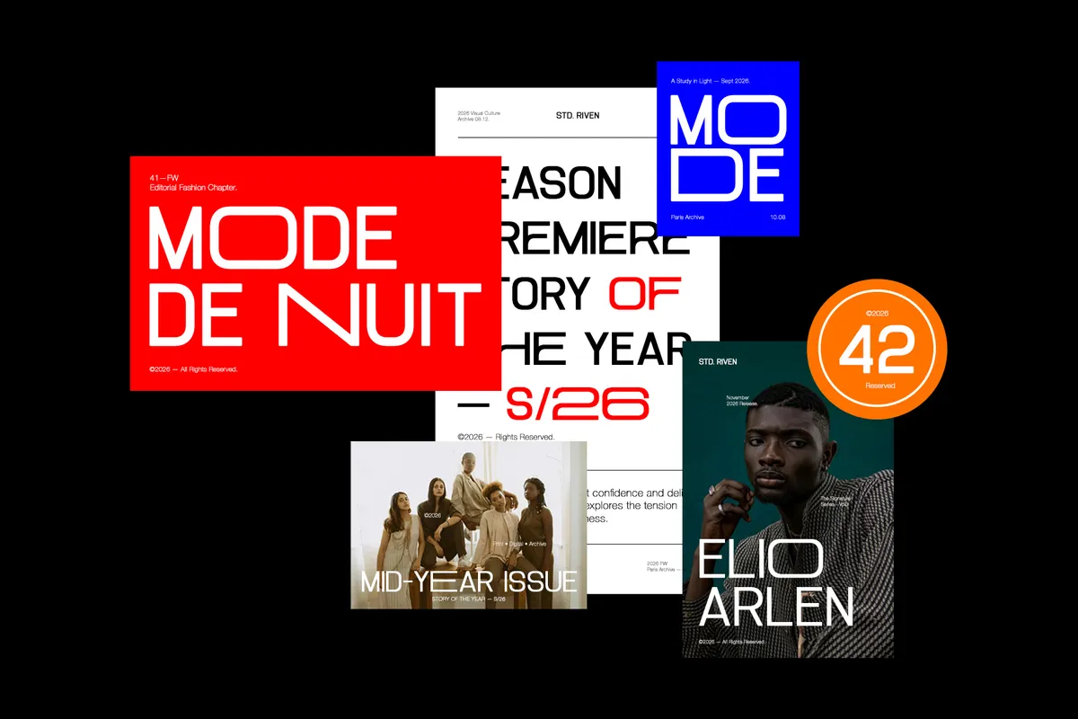 Aeromaze - Wide Geometric Sans Serif Font Family