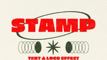 Stamp Text & Logo Effect
