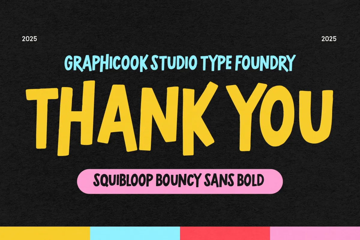 Squibloop Bouncy Sans Serif Font