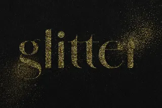 Glitter Text Effect
