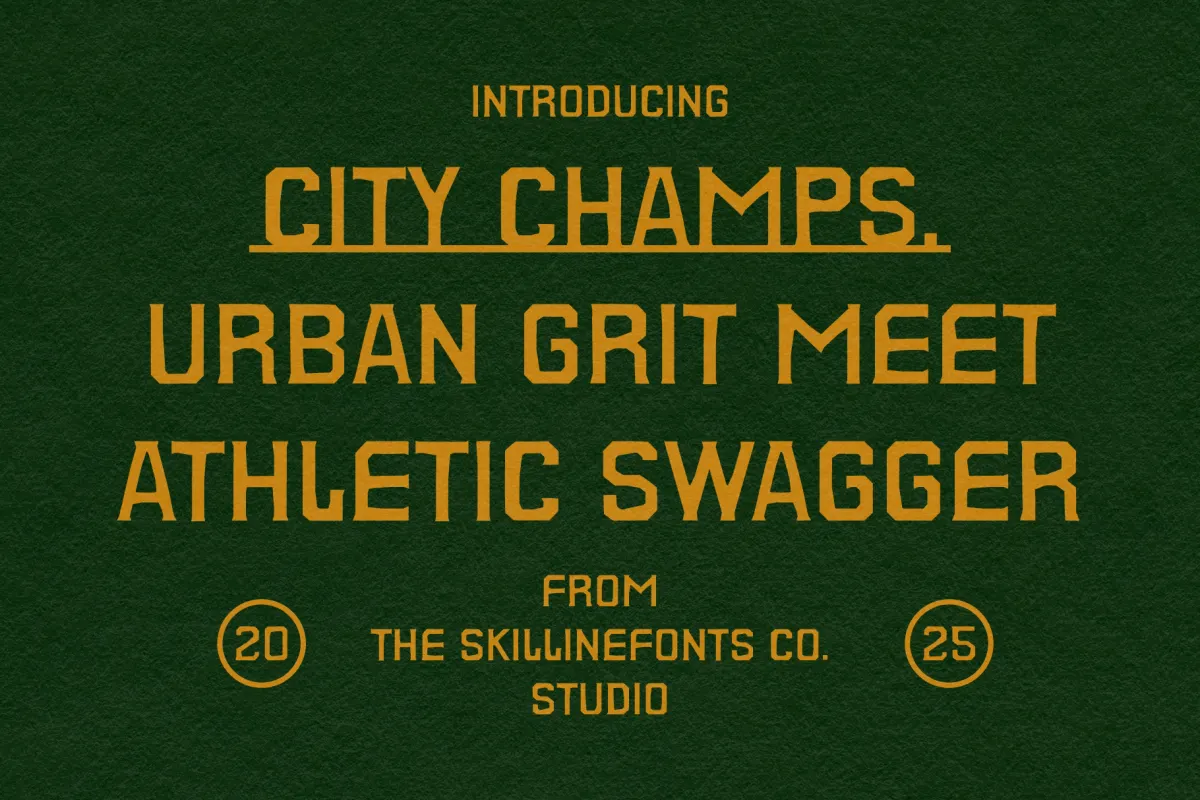 City Champs - Classic Sports Font