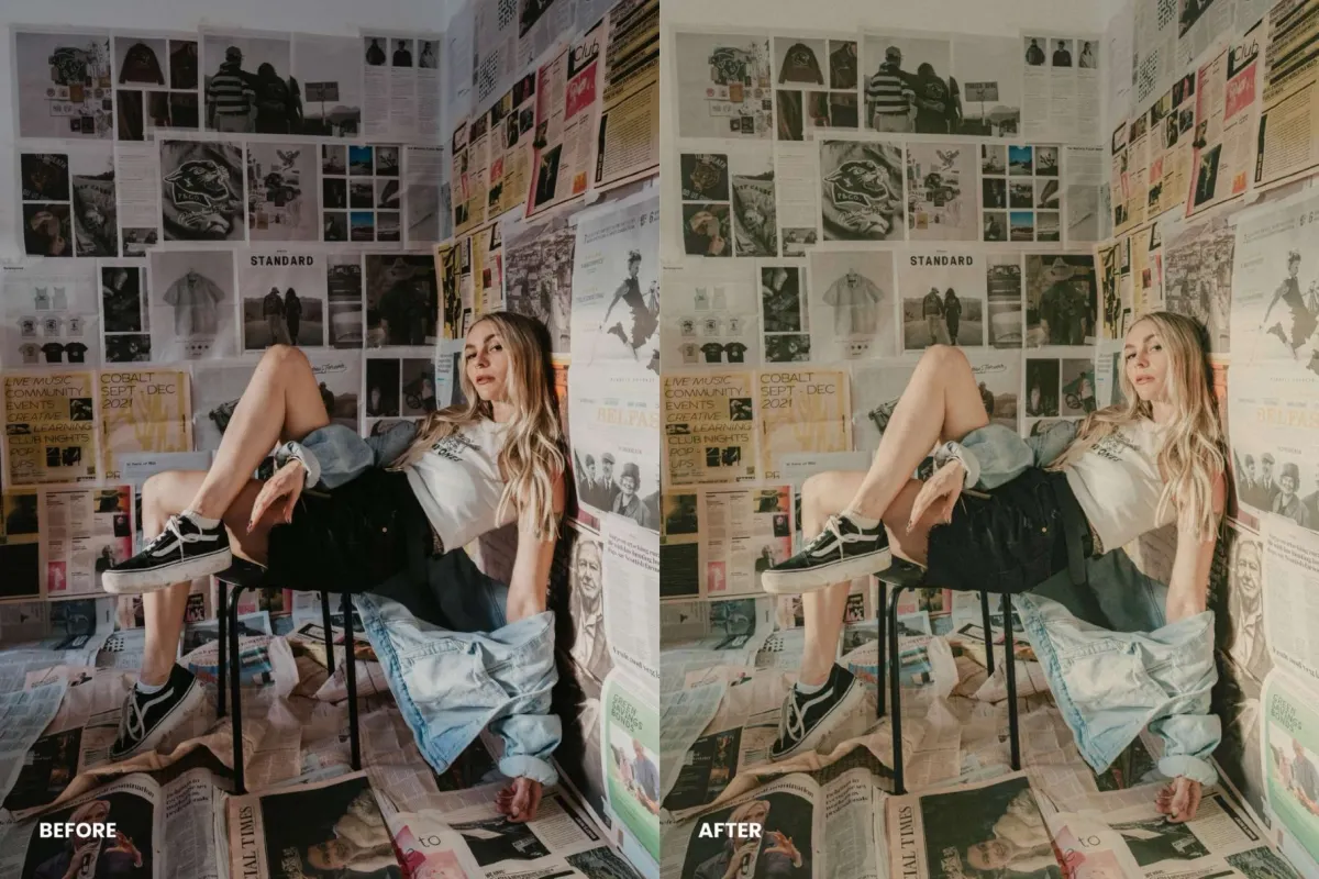 90s Vintage Look Lightroom Presets