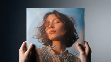 Vinyl Cover Mockup