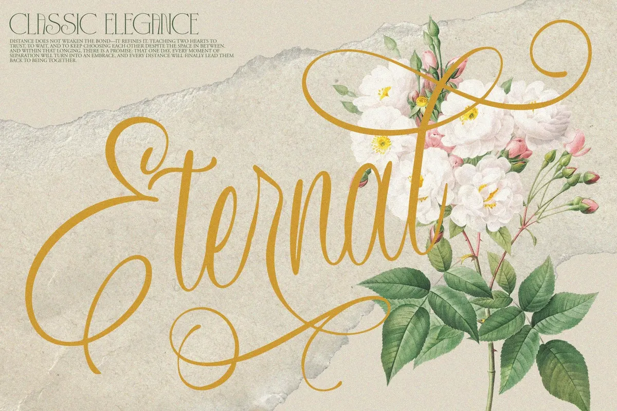 MAULIEDA REMIGHE — Elegant Wedding Script Font