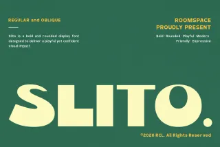 Slito - Playful Display Sans Font