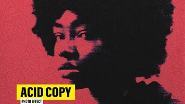 Acid Copy Photo Effect