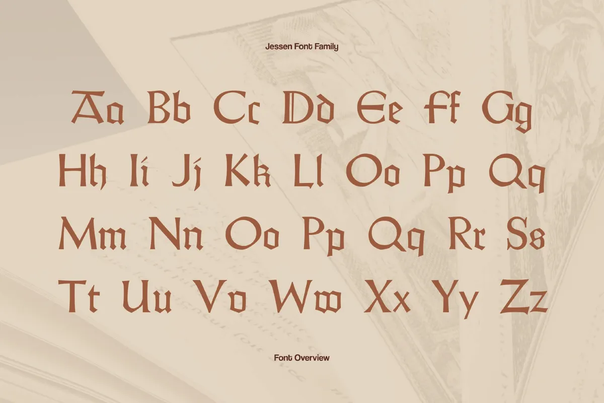 Jessen Tattoo Font Family