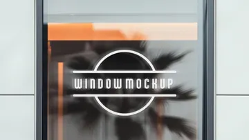 Window Sign Mockup