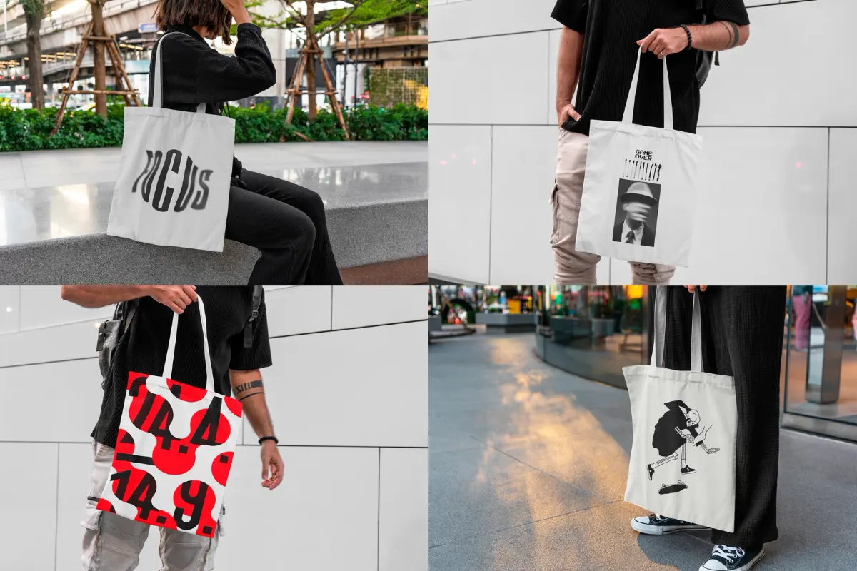 Urban Tote Bag Mockup Bundle