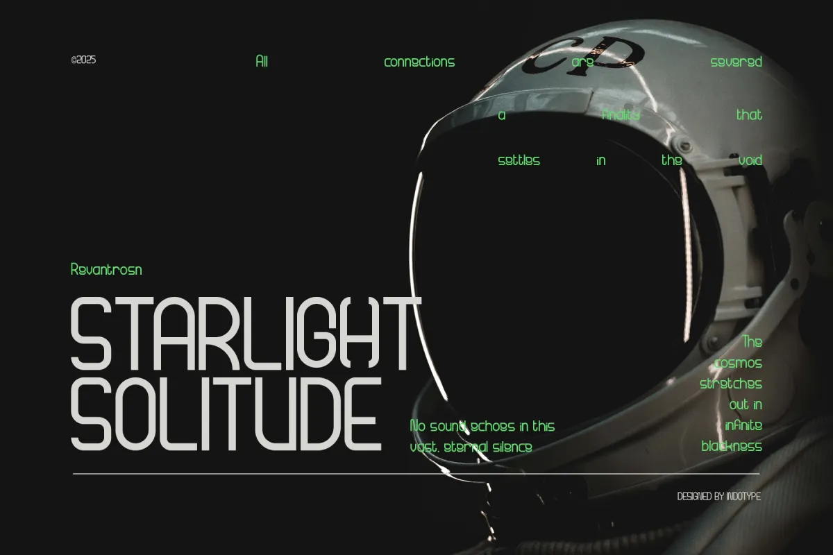 Revantrosn - Futuristic Sans Serif Font
