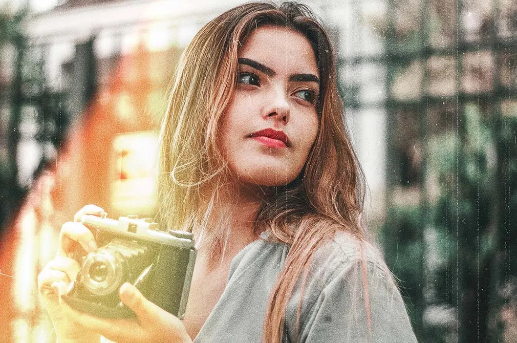 Retro Overlay Photo Effect