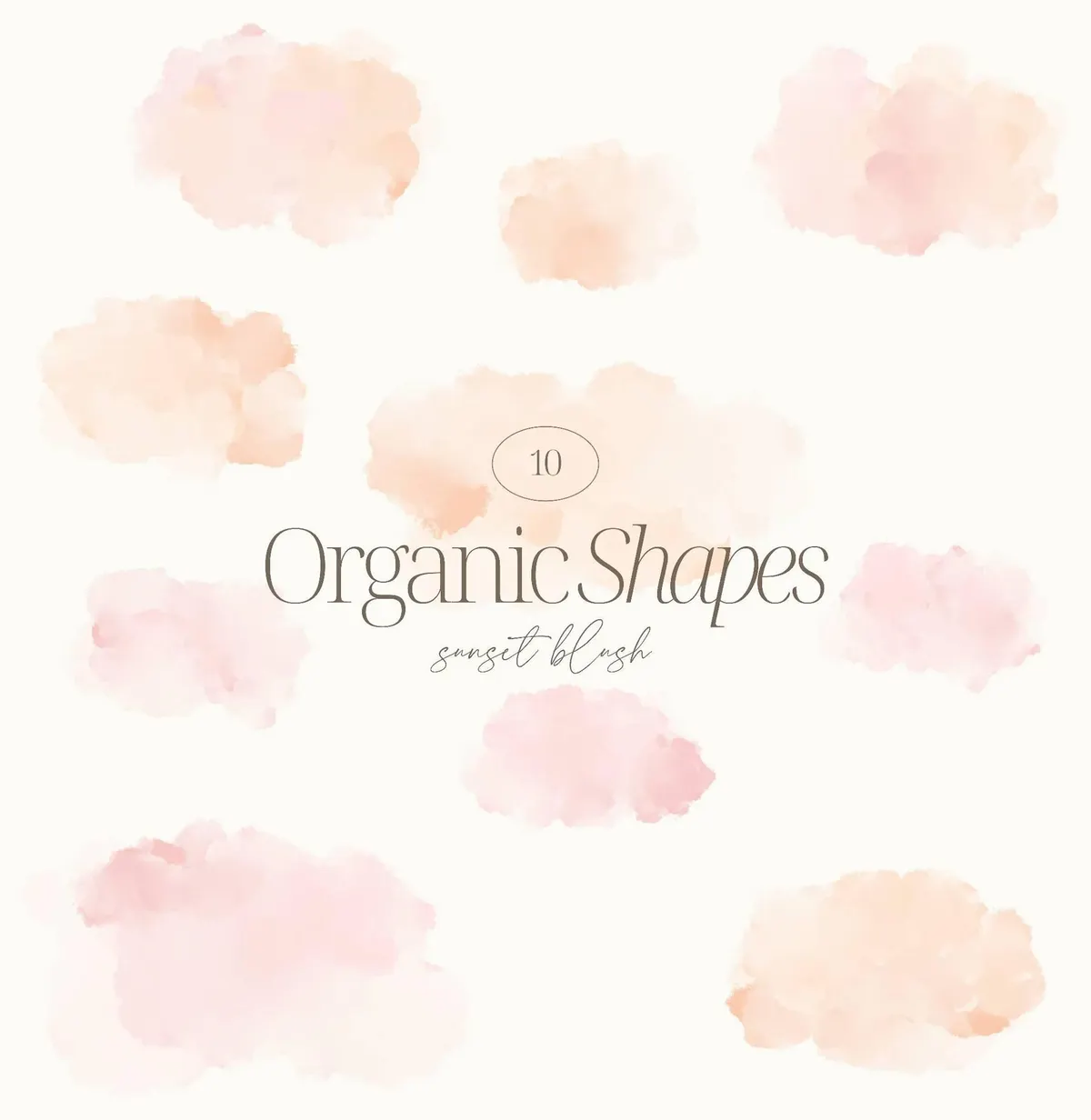 Soft Blush Watercolor Backgrounds