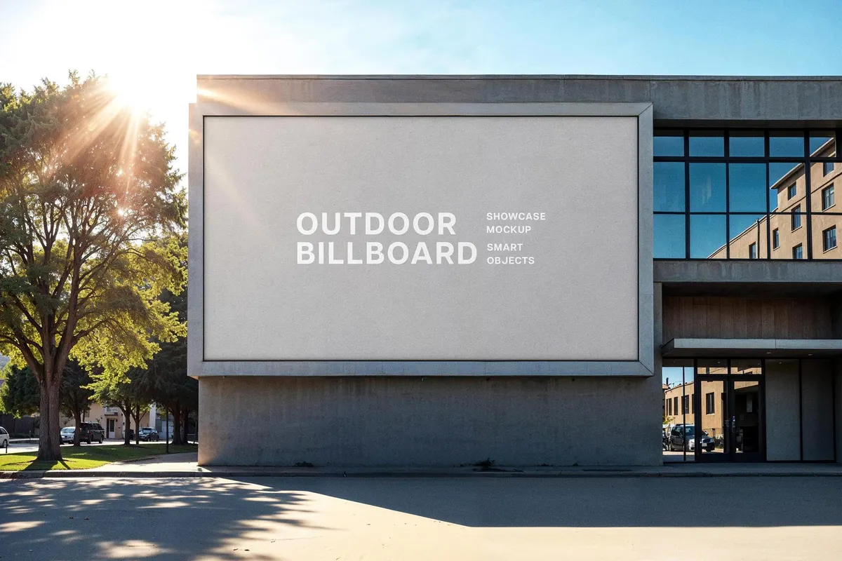 Sunny Billboard Mockup