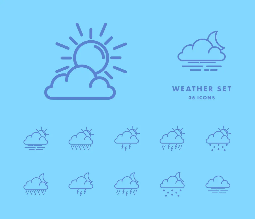 280 Vector Line Icons Pack