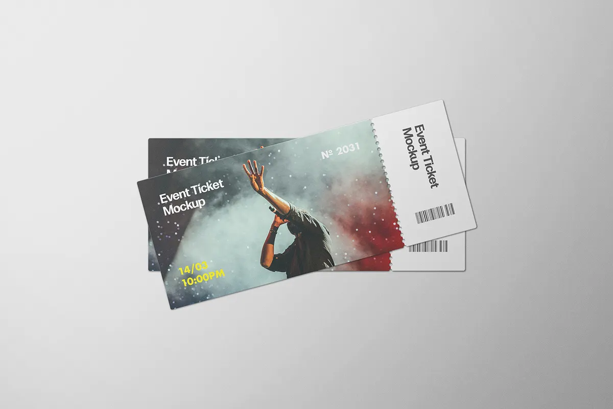 Event Tickets Mockup Set