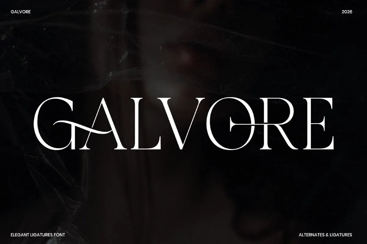 Galvore - Luxury Ligature Serif Font