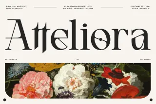 Atteliora - Elegant Stylish Serif Font