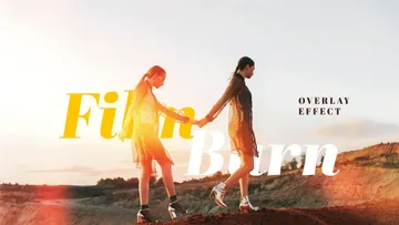 Film Burn Photo Effect