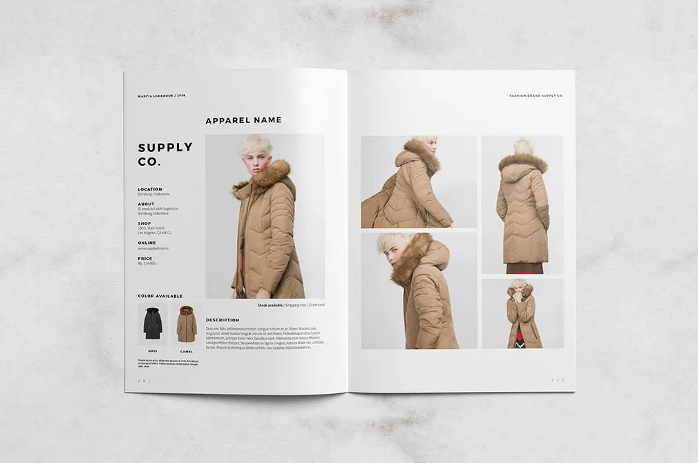 InDesign Lookbook Template