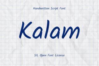 Kalam Handwritten Font