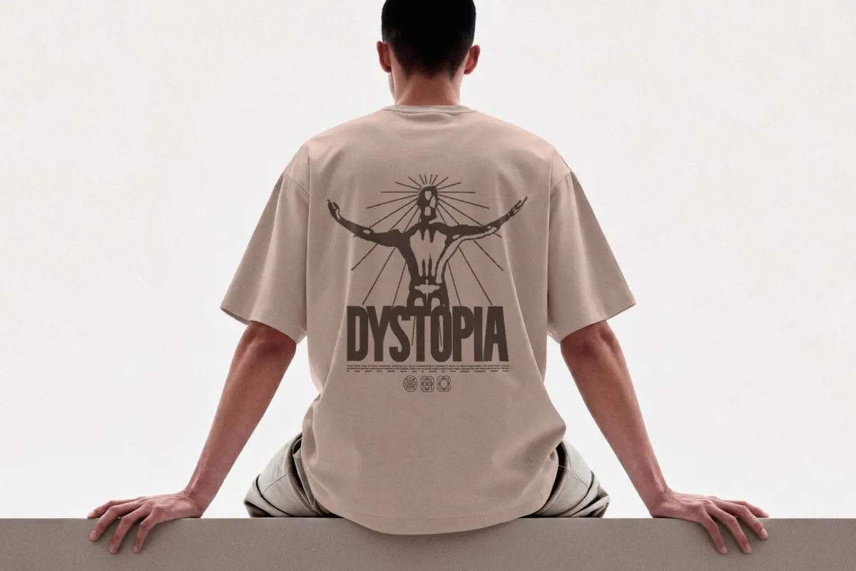 Back Print T-shirt Mockup