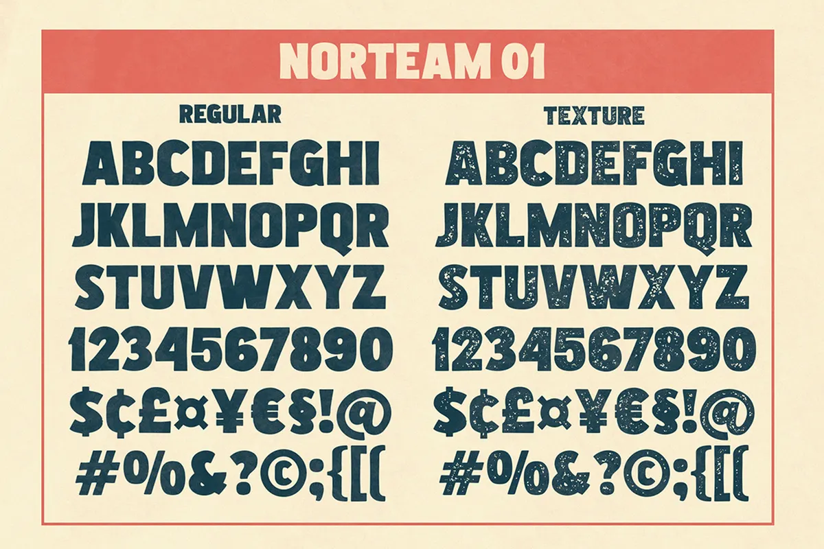 Norteam | Font Collection