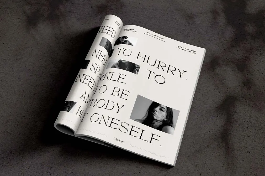 Blanche CANVA eBook/Magazine Creator