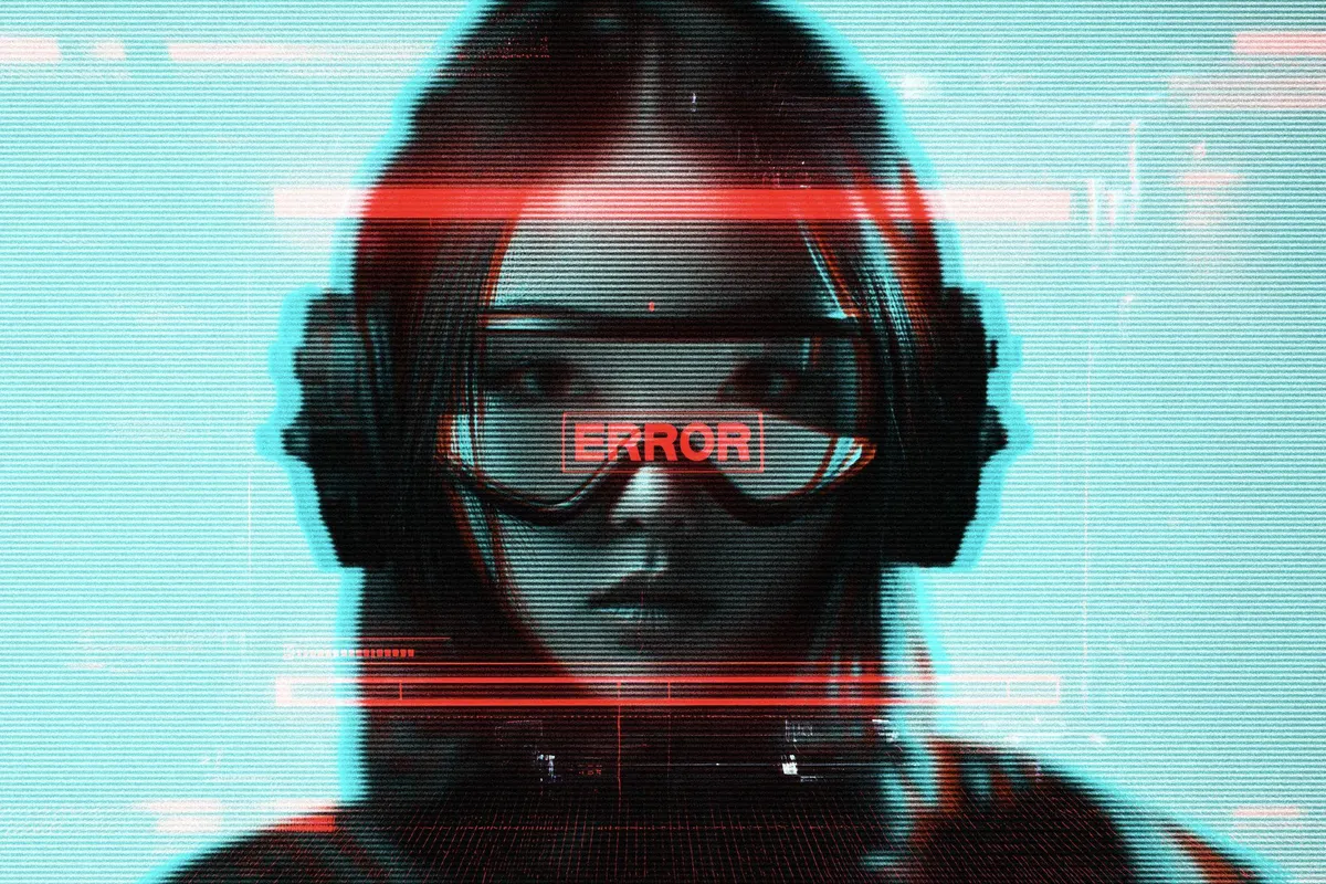 Screen Error Photo Effect
