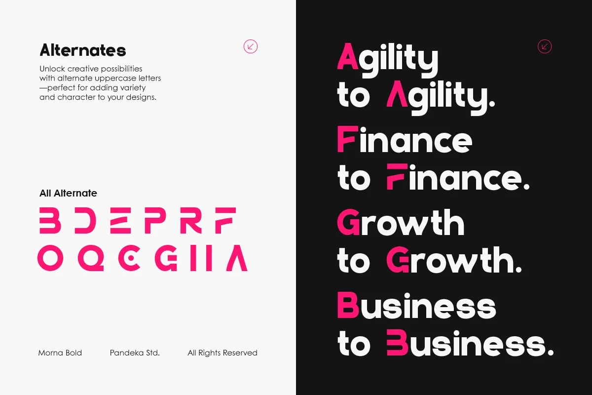 Morna Bold - Bold Tech Sans Serif Font