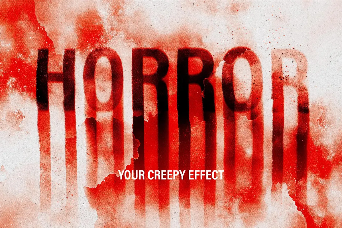 Horror Creepy Text Effect
