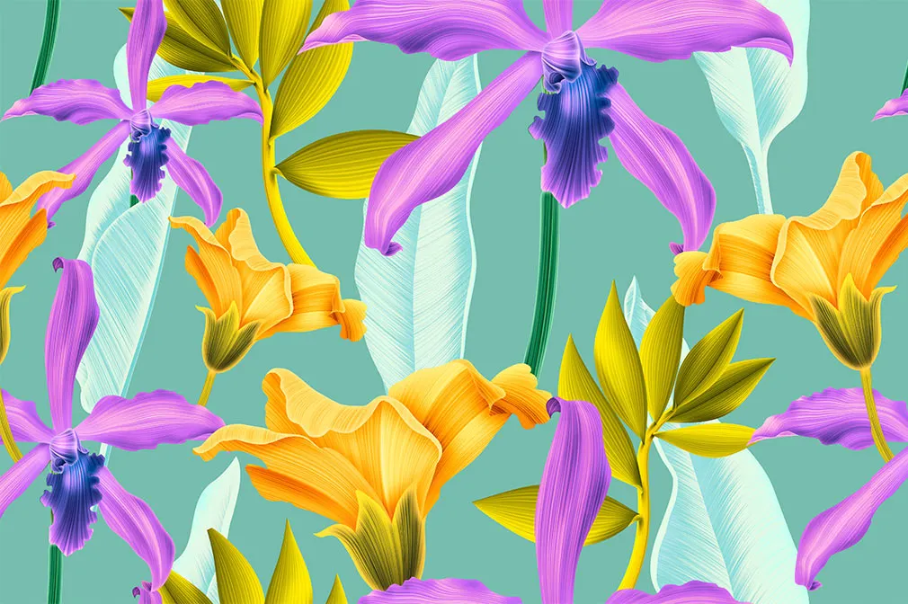 6 Seamless Floral Patterns
