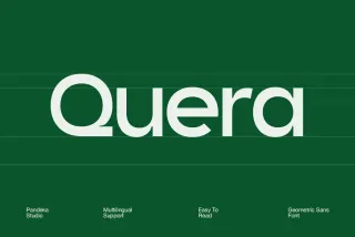 Quera - Geometric Sans Serif Font