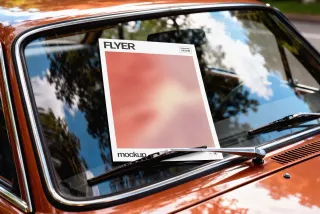 Windshield Flyer Mockup