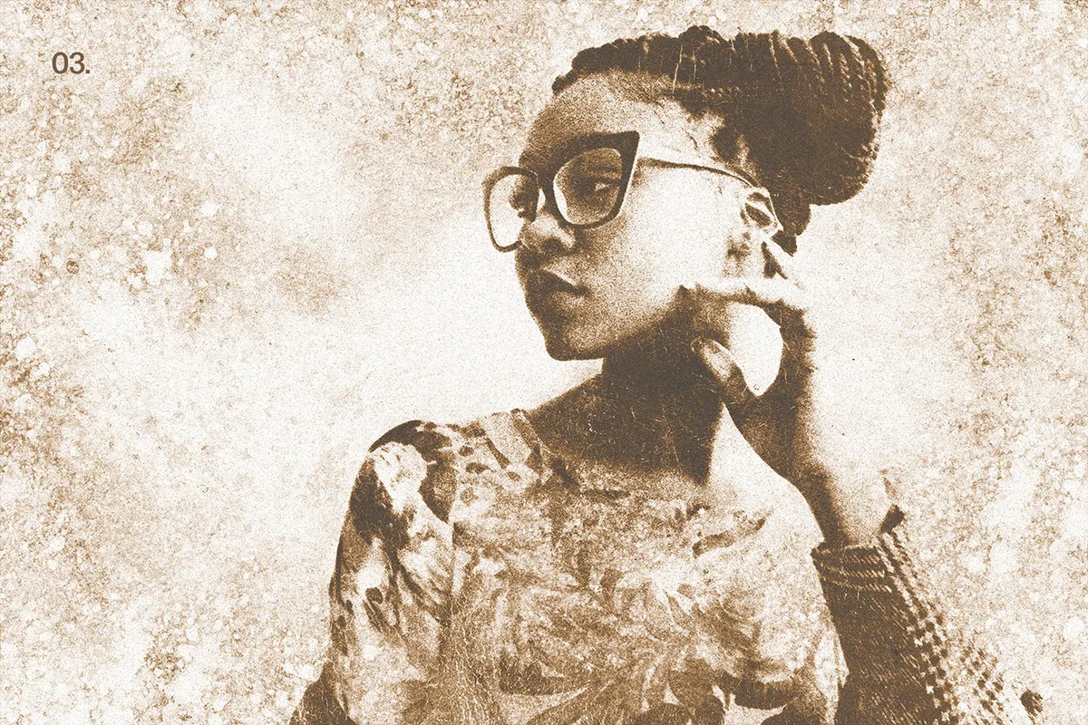 Vintage Album Photo Effects