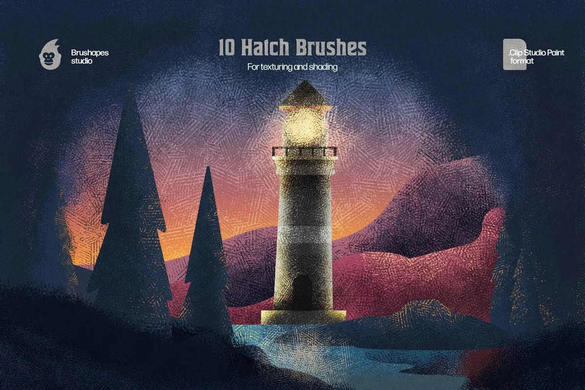 Hatch Master Clip Studio Brushes