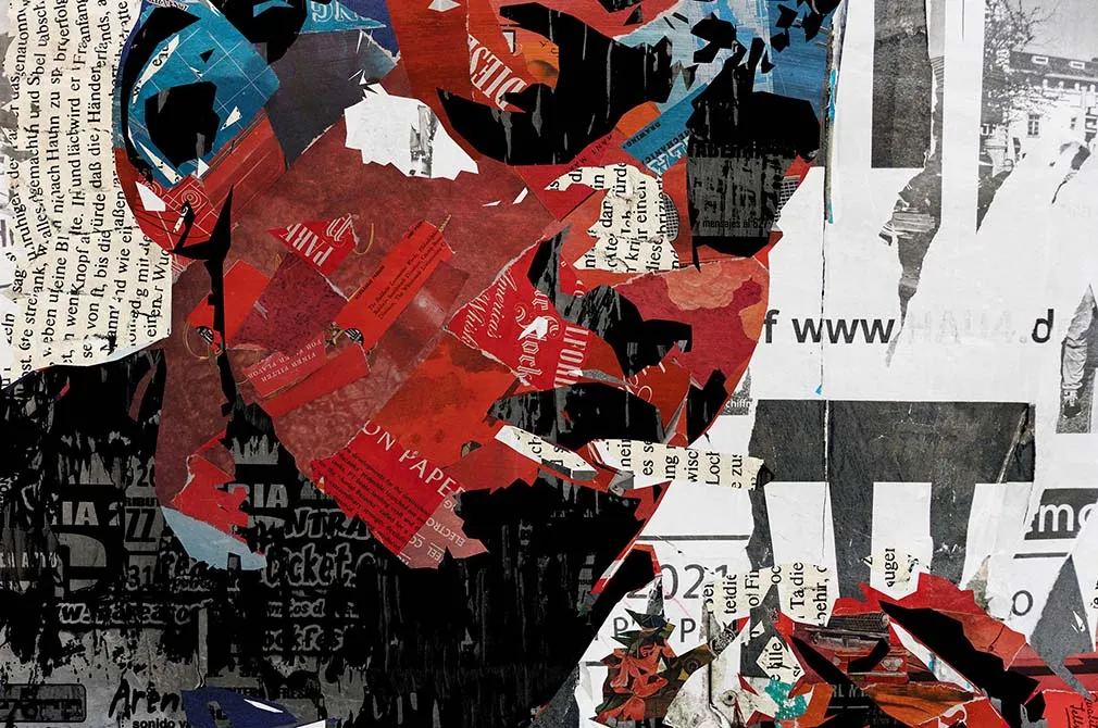 Newspaper Collage Photo Effect