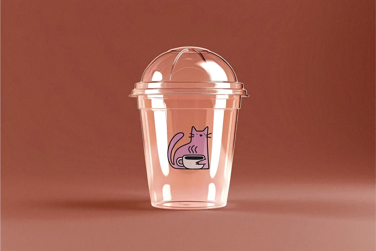 Cold Drink Cup Mockup