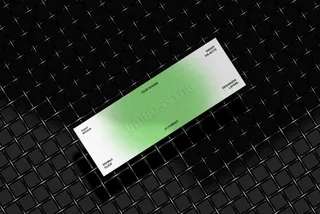 Metal Mesh 3:1 Ticket Mockup