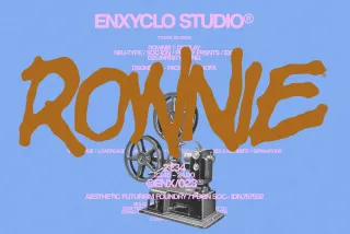 Rownie - Bold Expressive Brush Font