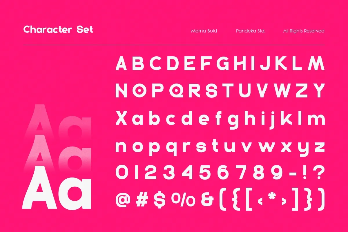 Morna Bold - Bold Tech Sans Serif Font