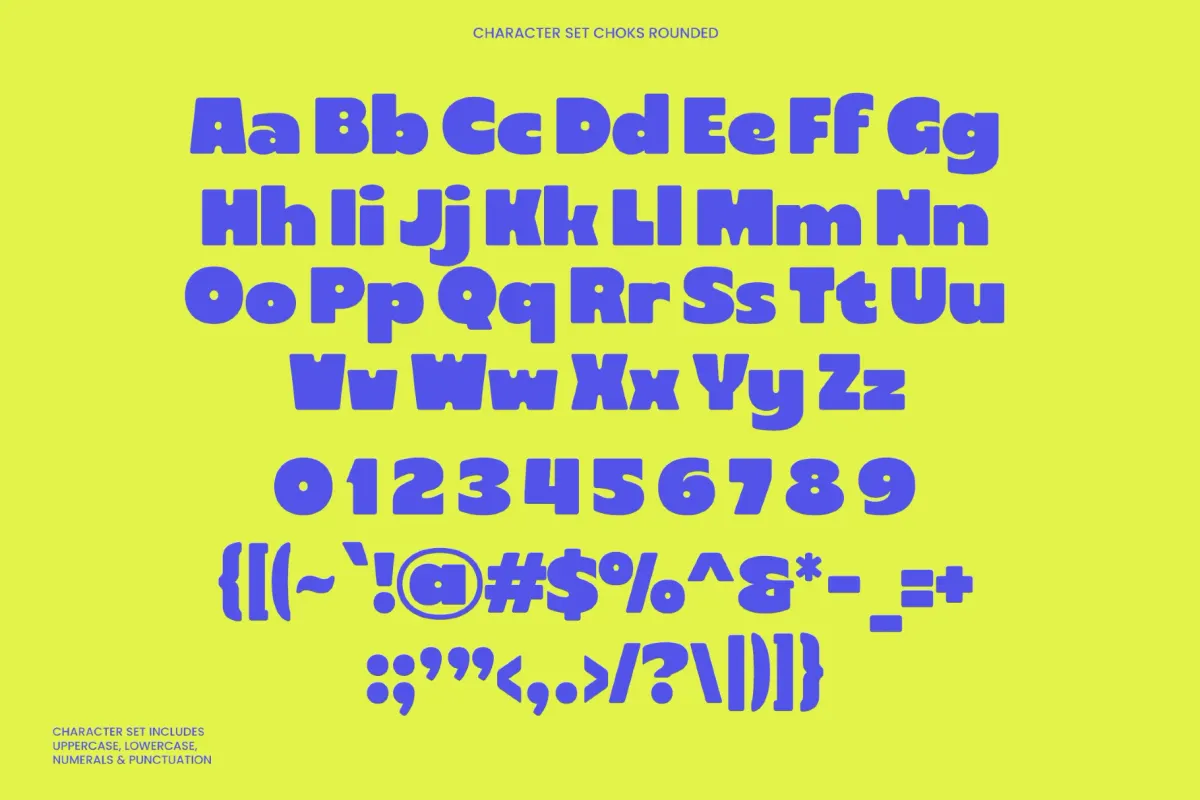 Choks - Heavy Bold Branding Font