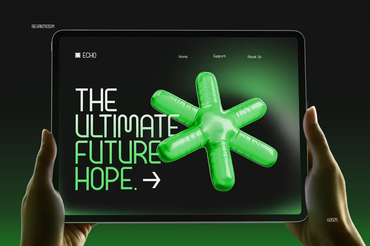 Revantrosn - Futuristic Sans Serif Font