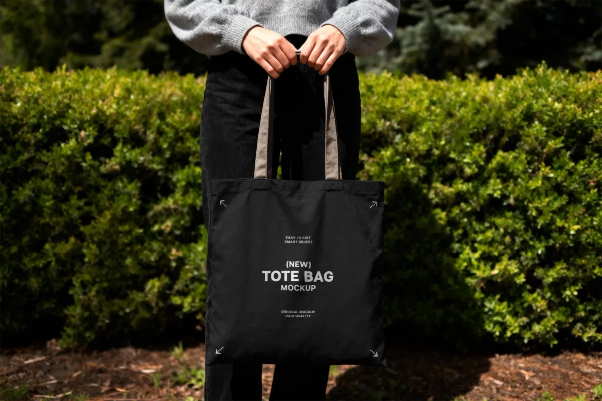 Canvas Tote Bag Mockup