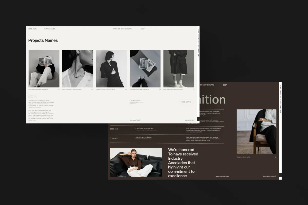 RUBE - Fashion Services Guide Presentation