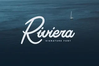 Riviera Signature Font