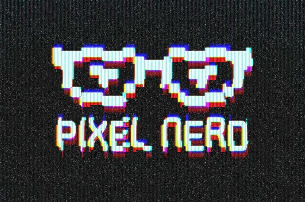VHS Text Effect