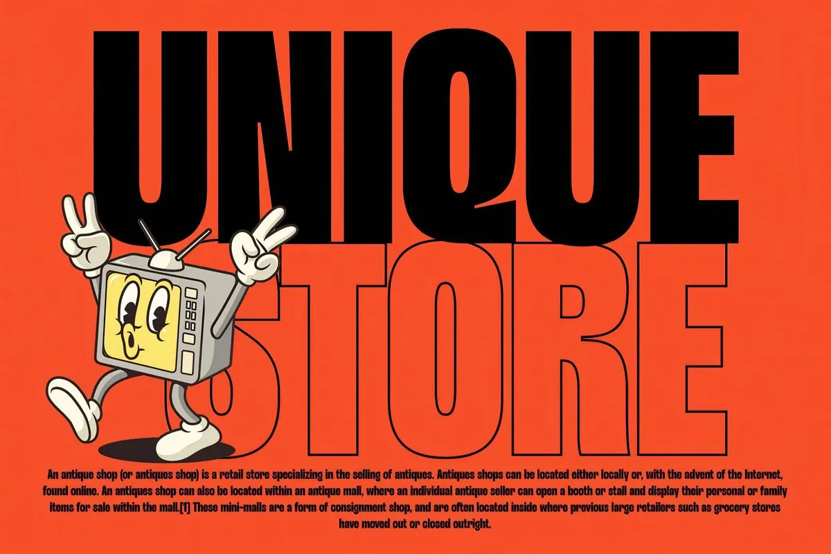Monigue — Condensed Sans Serif Font