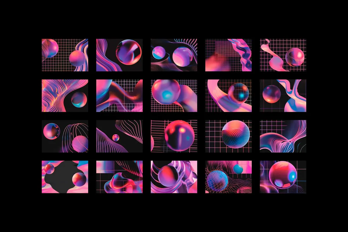 Vaporwave Collage Kit