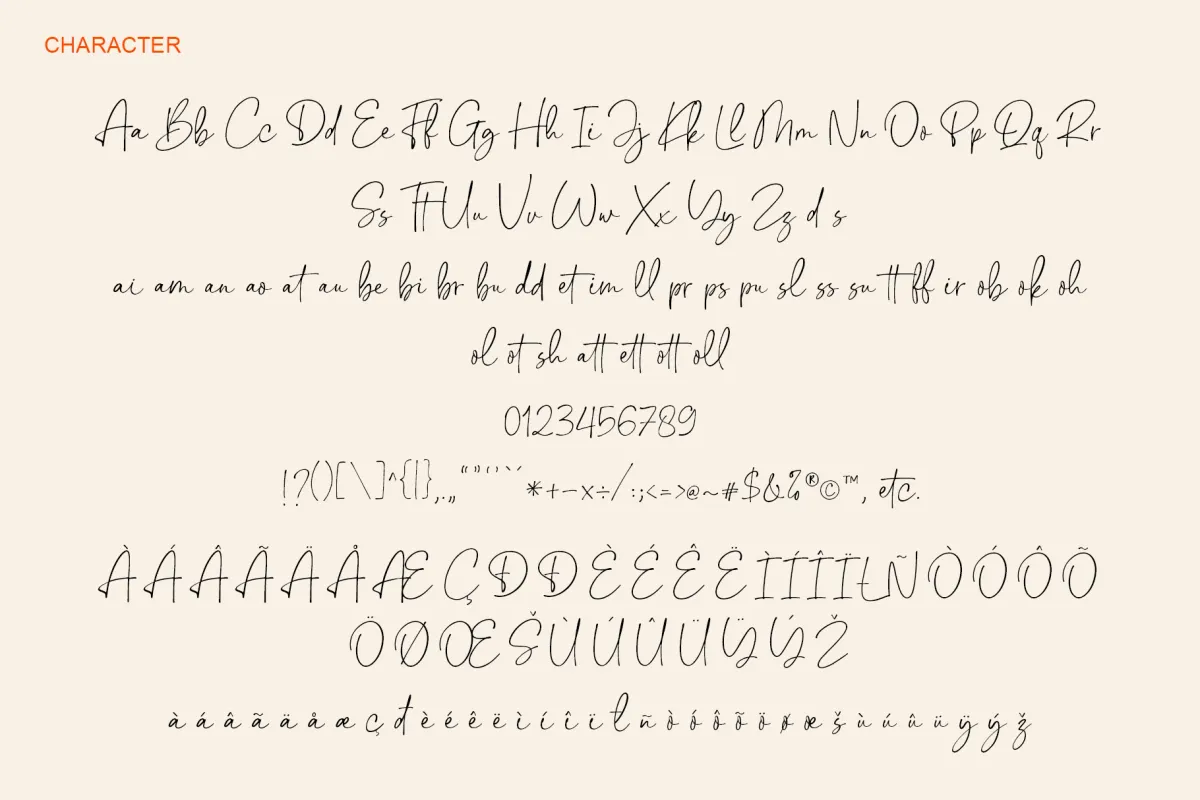 Elegant Golden - Font Duo