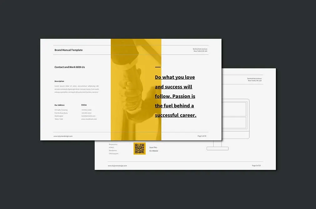Brand Manual Guidelines Template